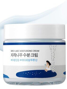 ROUND LAB Birch Juice Moisturizing Cream 2.7 Fl Oz, 48-Hour Deep Hydrating